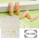 thumbnail image 1 of Nuevas pegatinas de uñas de flores de oro blanco de primavera, suministros de manicura, línea de hoja de arce blanca y negra, pegatinas 3D para decoración de uñas, deslizador de uñas, 1 of 7