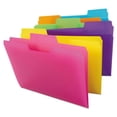 thumbnail image 5 of "Top Tab Poly Colored File Folders, 1/3-Cut Tabs, Letter Size, Assorted, 18/pack | Bundle of 5 Packs", 5 of 6