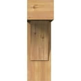 thumbnail image 2 of Ekena Millwork 7 1/2"W x 20"D x 24"H Thorton Block Smooth Bracket w/ Offset Brace, Western Red Cedar, 2 of 25