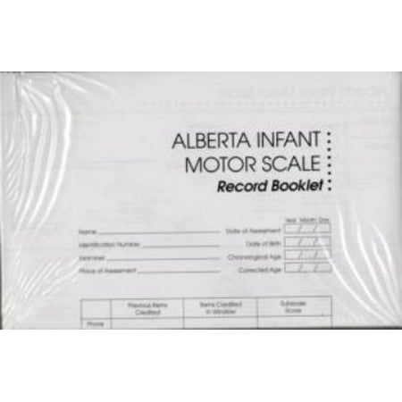 Alberta Infant Motor Scale Score Sheets (Aims) : Package of 50 Score