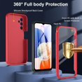 thumbnail image 3 of For Samsung A14 5G Case, Full Body Shockproof Samsung A14 Case With Built-In Screen Protector Anti-Scratch Bumper Case Phone Protective Cover For Samsung Galaxy A14 5G Red[L2839], 3 of 5