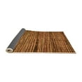 thumbnail image 2 of Ahgly Company Indoor Square Abstract Orange Modern Area Rugs, 6' Square, 2 of 4
