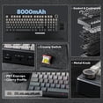 thumbnail image 2 of Teclado inalámbrico para juegos EPOMAKER X Aula F99 PRO Black, 2 of 8