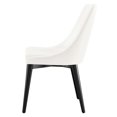 thumbnail image 6 of Side Dining Chair, Set of 2, White, Velvet, Modern Contemporary, Kitchen Room Cafe Bistro Restaurant Hospitality, 6 of 10