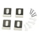 thumbnail image 5 of Juego de Clips para colgar espejos, Clips de retención pesados, Clip de fijación de espejo multiusos, resistente con accesorios para montaje en pared, Inoxidable, 5 of 9