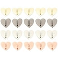 thumbnail image 1 of 20 piezas hebillas autoadhesivas para teléfono móvil, parches de hebilla para funda de teléfono con forma de corazón, 1 of 7