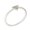 White Gold, variant on SDS10827R7 Lupine Collection Womens 18k Rose Gold Plated Stackable Triangle Fashion Ring - Size 7