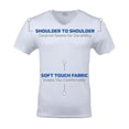 thumbnail image 2 of Camiseta Gildan con cuello en V para hombre G1103 blanca talla M (paquete de 6), 2 of 7