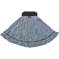 Rubbermaid Commercial, RCP1924783CT, Medium Maximizer Blend Mophead, 6 / Carton, Blue