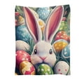 thumbnail image 2 of JML Custom Fleece Throw Blanket for Easter - Soft Printed Throw Blanket, Fuzzy Blankets & Throws 50x60 Inches, 2 of 4