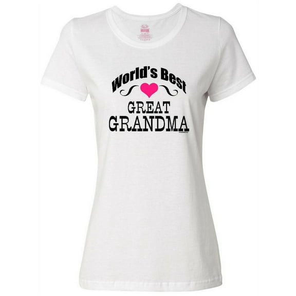 Inktastic World's Best Great Grandma Women's T-Shirt