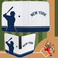 thumbnail image 4 of Carpeta para tarjetas de béisbol KivolFun de 400 bolsillos, blanca, New York, 4 of 6