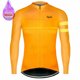 thumbnail image 3 of Conjunto de maillot de ciclismo Raplia Pro Team para hombre, manga larga, térmico, polar, para bicicleta de montaña y carretera, 3 of 5