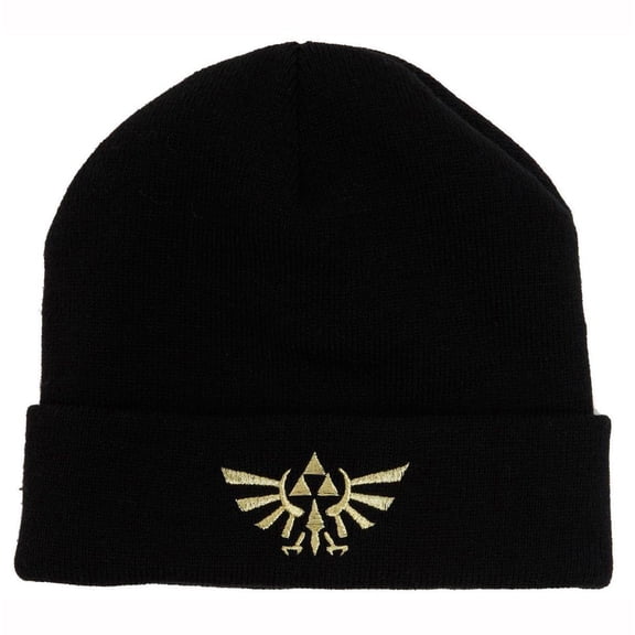 Nintendo Zelda Black Cuff Beanie