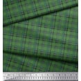 thumbnail image 3 of Soimoi Poly Georgette Fabric Plaid Check Printed Craft Fabric by The Yard 42 Inch Wide, 3 of 3