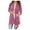 Pink, variant on Tuphregyow Women's Leisure Fit Long Sleeve Crochet Cardigans Trendy Slouchy New Style Solid Baggy Elastic Casual Open Front Sweater Loose Comfy Knit Outerwear Brown S
