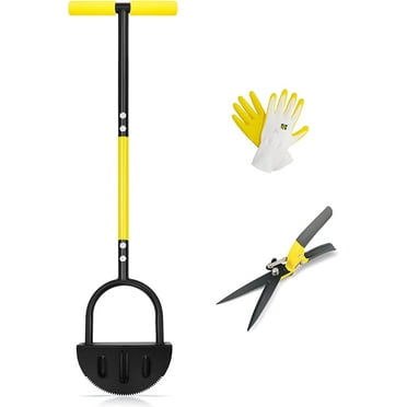 Hand Edger, Saw-Tooth Garden Edger, Half Moon Step Edger Manual Lawn Edger Set