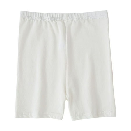 HBGVBA Children Short Pants Girls Summer Shorts Boys Girls Briefs 3 Quarter Length Casual High Waist Shorts for 3-14 Years Kids
