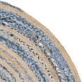 thumbnail image 3 of SAFAVIEH Cape Cod Corrine Braided Area Rug, 3' x 3' Round, Blue/Natural, 3 of 5