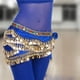 thumbnail image 3 of Bufanda de cadera Baoblaze danza del vientre 328 monedas Azul talla única, 3 of 8