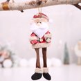 thumbnail image 1 of Muñeco de Navidad de Papá Noel, adornos navideños para el hogar, adornos navideños de alce, decoración del árbol de Navidad, regalos de Navidad Natal 2023, 1 of 4