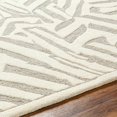 thumbnail image 4 of Hauteloom Avian Wool Living Room, Bedroom Area Rug - Contemporary - Bone, Dusty Sage, Dark Gray - 18" x 18" Sample, 4 of 6