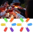 thumbnail image 4 of Drinking Glass Tag, Exquisite Silicone Reusable Wine Glass Marker  For Bar For Festival, 4 of 8