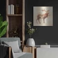 thumbnail image 4 of Luxe Metal Art 'Elk Study v2' by Studio Mousseau, Metal Wall Art, 24"x24", 4 of 7