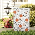 thumbnail image 3 of White Halloween Ghosts Skulls and Bats Fall Garden Flags 12.5"x18" Double Side,Small Yard Flags for Outside,Outdoor Fall Decor,Autumn Funny Garden Flag Yard Decoration, 3 of 4