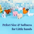 thumbnail image 6 of XY-WQ Mold Free Bath Toys No Hole, for Infants 6-12& Toddlers 1-3, No Hole No Mold Bathtub Toys (Animal Ⅱ, 8 Pcs with Mesh Bag), 6 of 7
