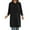 C-Black266, variant on DHFJKG Women's Longline Hooded Sweatshirt Coat Solid Color Loose Fit Over Knee Casual Hoodies Pocket Outerwear With Drawstring For Fall Winter Fashionable Coats