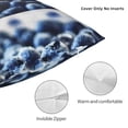 thumbnail image 3 of Pofeuu Blueberry Print Double-sided plush pillowcase Square Throw Pillow Covers Pillows Cover for Living Room Bedroom Sofa Couch Cushion Cover（No pillow core）-26"x26", 3 of 7