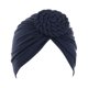 thumbnail image 1 of sweethay Turbante tejido nudo estilo étnico musulmán Hijab sombrero Donut espiral cubierta diadema gorras Bonnet decoración del cabello para Sombreros Armada, 1 of 6