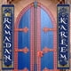 thumbnail image 5 of 2x Eid Mubarak Banner Couplet Flag Mulism Utdoor Banner Flag Welcome Porch Sign Eid Festival Ornament para Eid Gifts Home Macarena Pancartas para puertas, 5 of 8