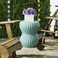 thumbnail image 2 of Safavieh Hour Glass Garden Stool, 2 of 4