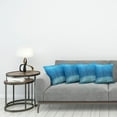 thumbnail image 3 of Ambesonne Ocean Throw Pillow Cover 4 Pack, Underwater Wilderness, 24", Blue Turquoise, 3 of 7