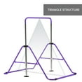 thumbnail image 4 of ZENOVA Gymnastics Bars for Home Exercise, Adjustable Height Gymnastic Equipment Horizontal Bar, Junior Monkey Bar Training for Kids (Violet), 4 of 8