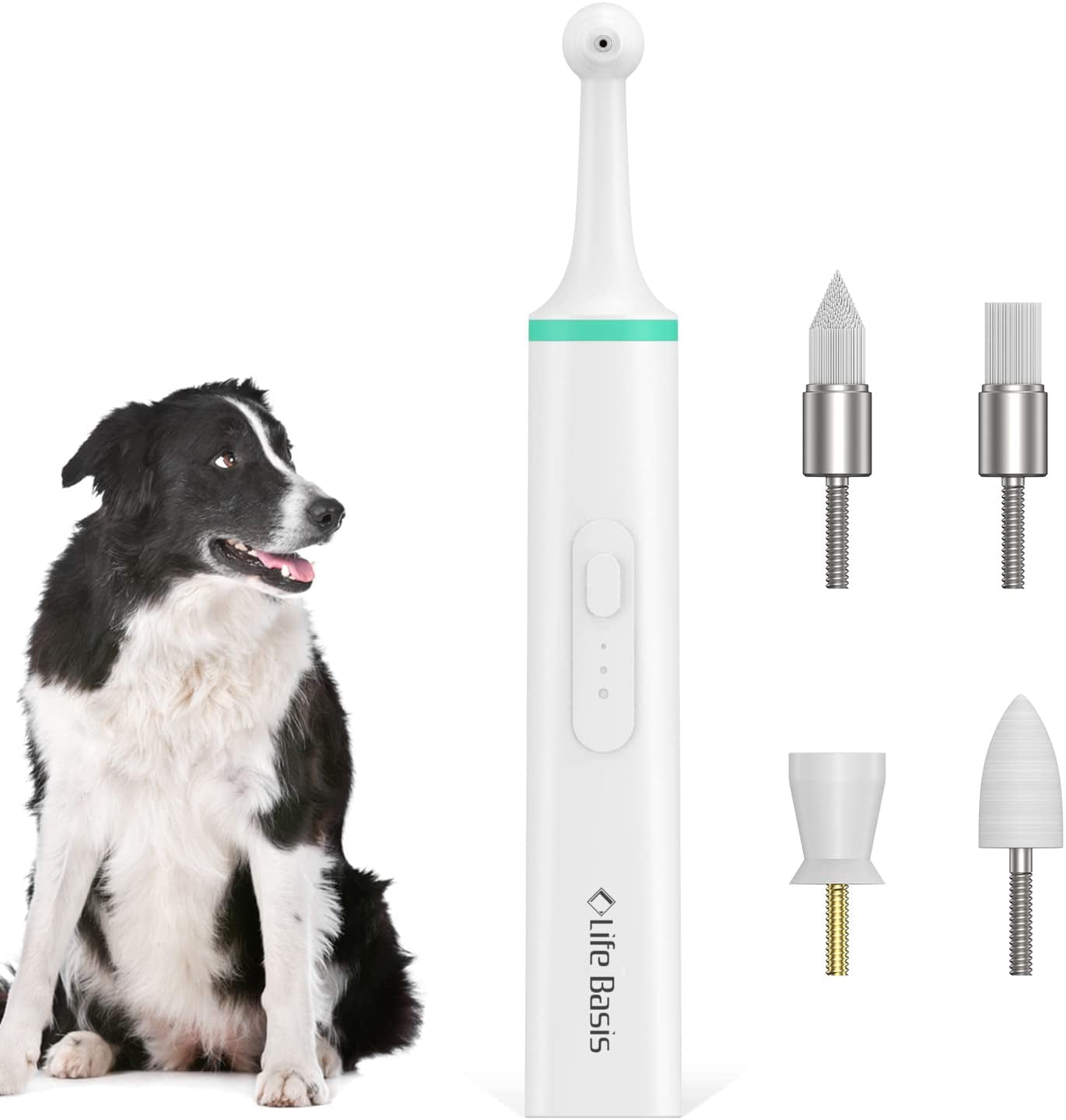 Dog Tartar Cleaner Electric Life Basis Professional Teeth Polisher Pet
