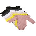 thumbnail image 2 of PENGXIANG Newborn Toddler Baby Girl Ruffle Long Sleeve Romper Bodysuit Jumpsuit Tops Summer Spring Clothes, 2 of 5