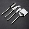 thumbnail image 2 of SMM EXPORTS Jason Design Nascent Steel Cheese Tools 4 Pcs. Set, 2 of 7