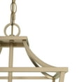 thumbnail image 4 of Hunter - Laurel Ridge 4-light Alturas Gold, Medium Size Pendant Light, Dimmable, Formal Style, Lantern Shaped, for Bedrooms, Dining, Living Rooms - 19066, 4 of 8