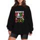 thumbnail image 1 of Gibobby Sudaderas de moda Navidad Mujer Casual Y 2 K Manga Larga Impreso Sudadera Suelta Sin Capucha Cuello Rojoondo Sudadera Blusa (Negro, S), 1 of 5