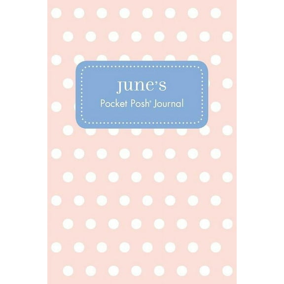 June's Pocket Posh Journal, Polka Dot, (Paperback)