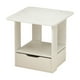 thumbnail image 2 of Mesita de noche moderna y compacta con cajón | Mesita de noche multifuncional para dormitorio y sala de estar | Mueble de almacenamiento de pizarra blanca o amarilla, 2 of 6