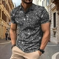 thumbnail image 2 of ameIAEA Men's Summer Short Sleeve Casual 3 Button T-Shirts Basic Golf Work Tees Tops with Pocket, 2 of 5