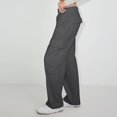 thumbnail image 6 of Cargo Pants Women Wide Leg Sweatpants High Waisted Joggers with Pockets Outdoor Athletic Workout Casual Loose Pants Soft Comfy Lightweight Hilking Jogger Vacation Trousers, 6 of 6