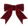 thumbnail image 1 of Luiuiu Red Small Velvet Bows for Christmas Tree, 2 Inch Small Velvet Ribbon Bows for Gift Wrapping, Mini Bows for Crafts, Bow Decorations for Party Baby Shower Birthday Wedding (1pc), 1 of 2