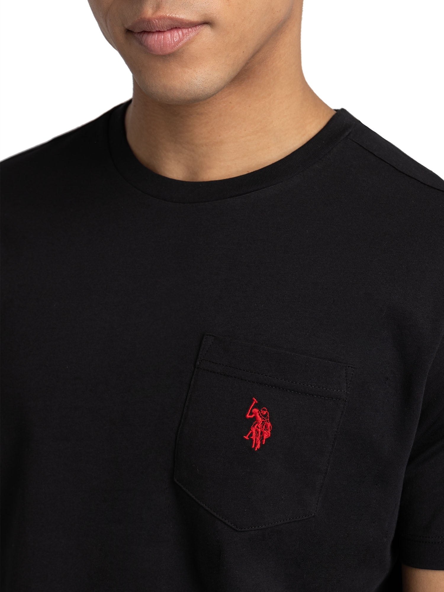 U.S. Polo Assn. Men's Short Sleeve Crew Neck Pocket T-Shirt