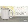 thumbnail image 4 of Stainless Steel Mugs with Carabiner Handle 10 oz. Set of 10, Bulk Pack - Perfect for Coffee, Soda, Other Hot & Cold Beverages - Silver, 4 of 5