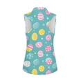 thumbnail image 3 of Uorisanigo Cute Easter Egg Women's Golf Sleeveless Shirt Size XL Comfortable Versatile Athletic Workout Tops Quick Dry Soft Quarter Zip Pullover for Women, 3 of 7